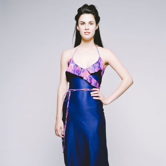 Long Halter Dress for Women - Picture 1 of 3